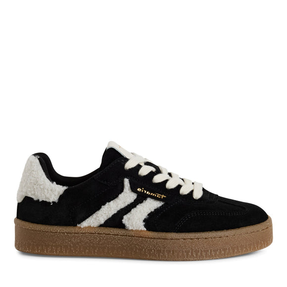 Tamaris | 23723 | Suede Trainer | Black-Fur