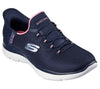 Skechers Slip ins | 150123NYPK | Navy/Pink