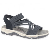 Rieker 68888 Walking Sandal | Pacific Blue