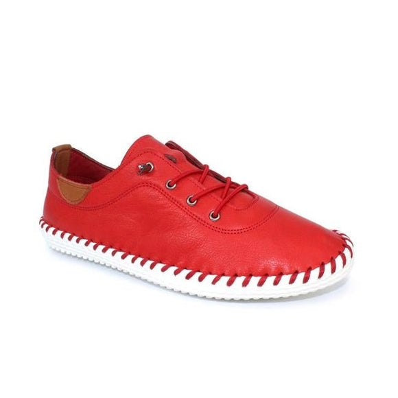 St Ives Plimsoll | Red