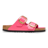 Arizona Big Buckle | Natural Leather Patent | High-Shine Fuchsia Tulip