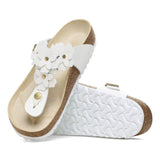 Gizeh | Flower Embellishment | Leather | White