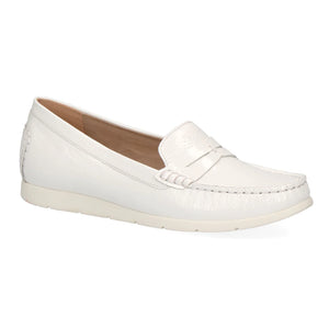 Caprice | Loafer | White Naplak Leather