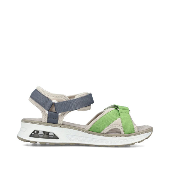 Rieker |65660 | Hiking Sandal | Lime Multi