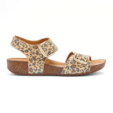 Hotter | Tourist II | Leather Sandals | Leopard