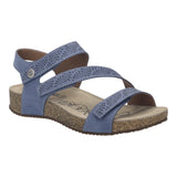 Tonga 78 | Leather Sandals | Indigo