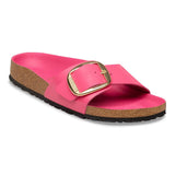 Madrid | Big Buckle | Leather Patent | High-Shine Fuchsia Tulip