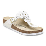 Gizeh | Flower Embellishment | Leather | White