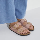 Arizona Big Buckle | Nubuck Leather | Old Rose