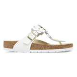 Gizeh | Flower Embellishment | Leather | White