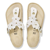 Gizeh | Flower Embellishment | Leather | White
