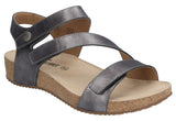 Tonga 25 Leather Sandal | Anthrazit | Metallic