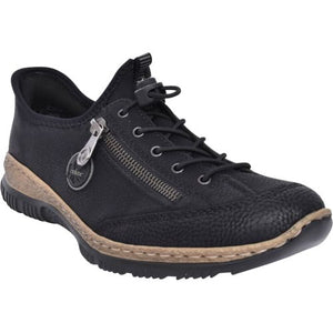 Rieker N3267-01 Shoe | Black