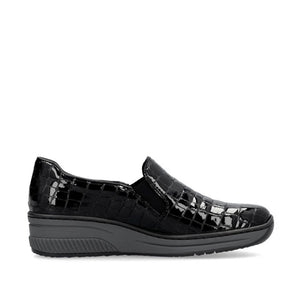 Rieker | 48752 | Patent Shoe  | Black