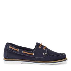 Tamaris 236116| Leather Moccassin | Navy