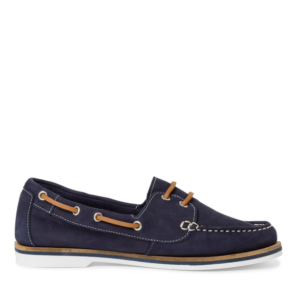 Tamaris 236116| Leather Moccassin | Navy