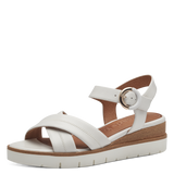 Tamaris 28202 | Wedge Sandal | White