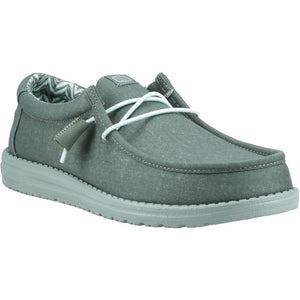 Hey Dude | Wally Stretch Canvas | Duck Green-Iceberg Green