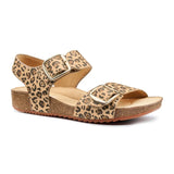 Hotter | Tourist II | Leather Sandals | Leopard