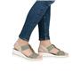 Rieker 67498 | Wedge Sandal | Green