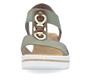 Rieker 67498 | Wedge Sandal | Green