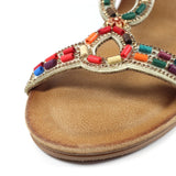 Epsom Wedge Sandal | White
