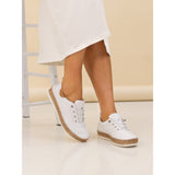 Evie | Plimsoll |White