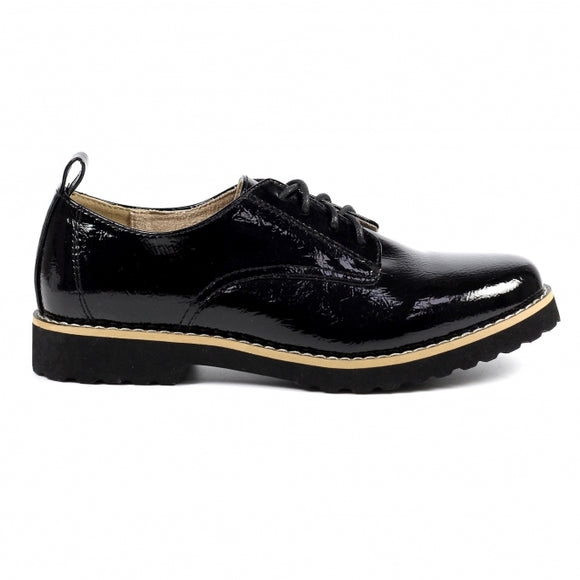 Geller Black Patent Shoe