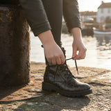 Rieker | 73210| | Vegan Biker Boot | Dark Grey/Black