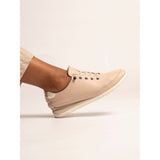 Penelopy | Leather Trainer | Beige