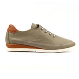 Penlopy | Leather Trainer | Khaki