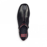 Rieker L3882 Zipper Ankle Boot | Black