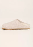 Brakeburn Cream Felted Slippers