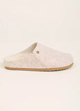 Brakeburn Cream Felted Slippers