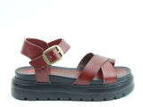Heavenly Feet |Temple Litesoles Chunky Sandal | Redwood