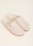Brakeburn Cream Felted Slippers