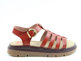 Heavenly Feet | Nerys Chunky Comfort Gladiator Sandal | Brown