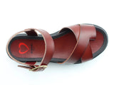 Heavenly Feet |Temple Litesoles Chunky Sandal | Redwood