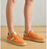 Tamaris | 23788 | Orange Suede Leather Sneaker