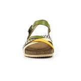 Selina | Wedge Sandal | Green