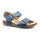 Hotter | Tourist II | Leather Sandal | Aquatic Blue