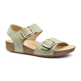 Hotter | Tourist II | Leather Sandal | Moss