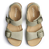 Hotter | Tourist II | Leather Sandal | Moss