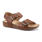 Hotter | Tourist II | Leather Sandal | Rich Tan