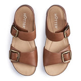 Hotter | Tourist II | Leather Sandal | Rich Tan