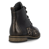 Rieker 74842-00 | Leather Ankle Boot | Black