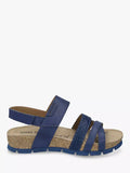 Lucie 03 Leather Sandal | Blue