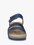 Lucie 03 Leather Sandal | Blue