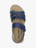 Lucie 03 Leather Sandal | Blue