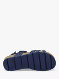 Lucie 03 Leather Sandal | Blue